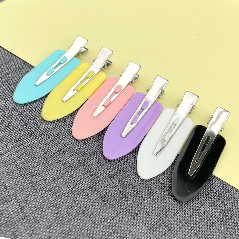 Ouyang Nana with diy cream gel hair clip material seamless hair clip makeup seamless clip accessories hair clip women