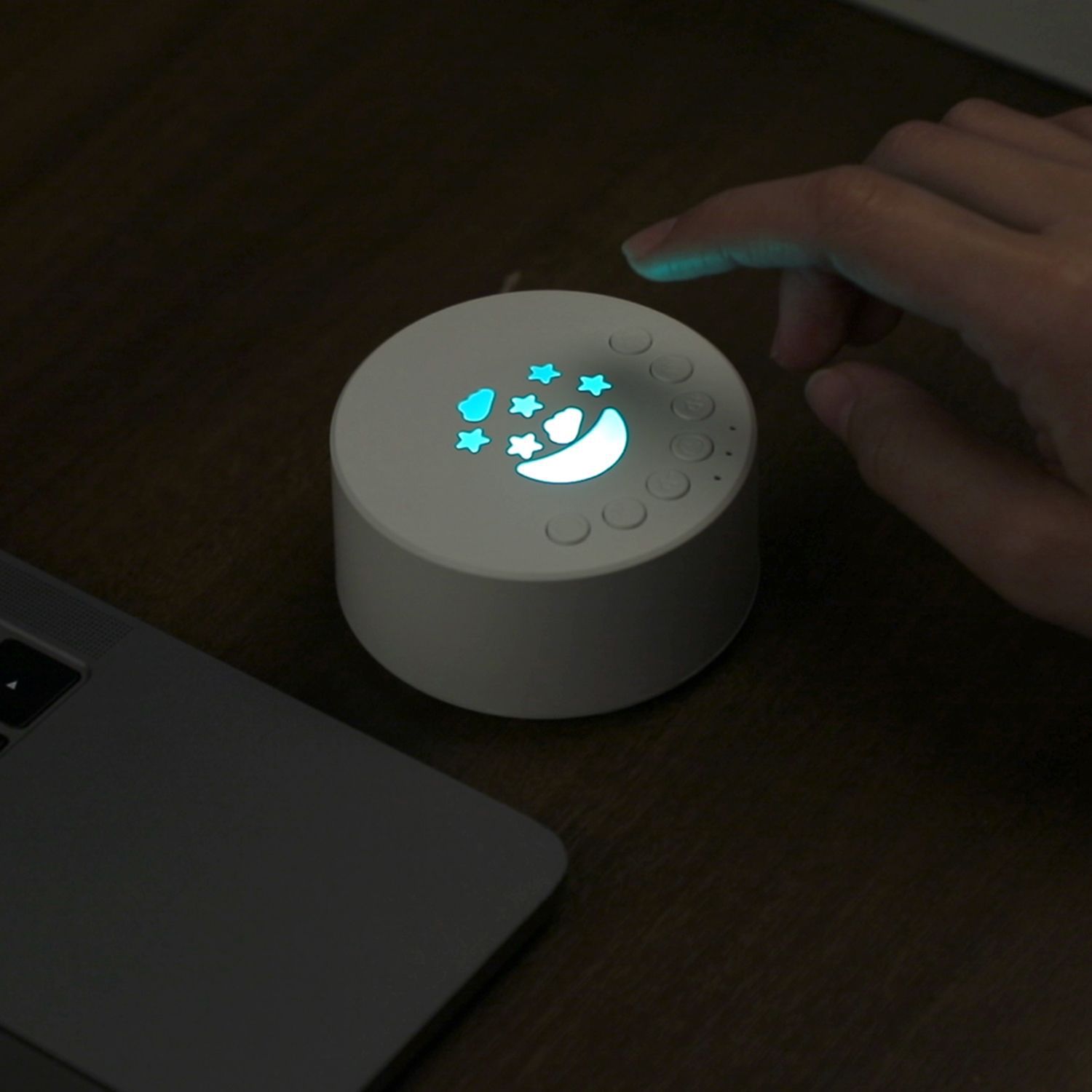 LED sleeping night light white noise sleep instrument baby sleep breathing lamp sleep instrument colorful light white noise machine M5