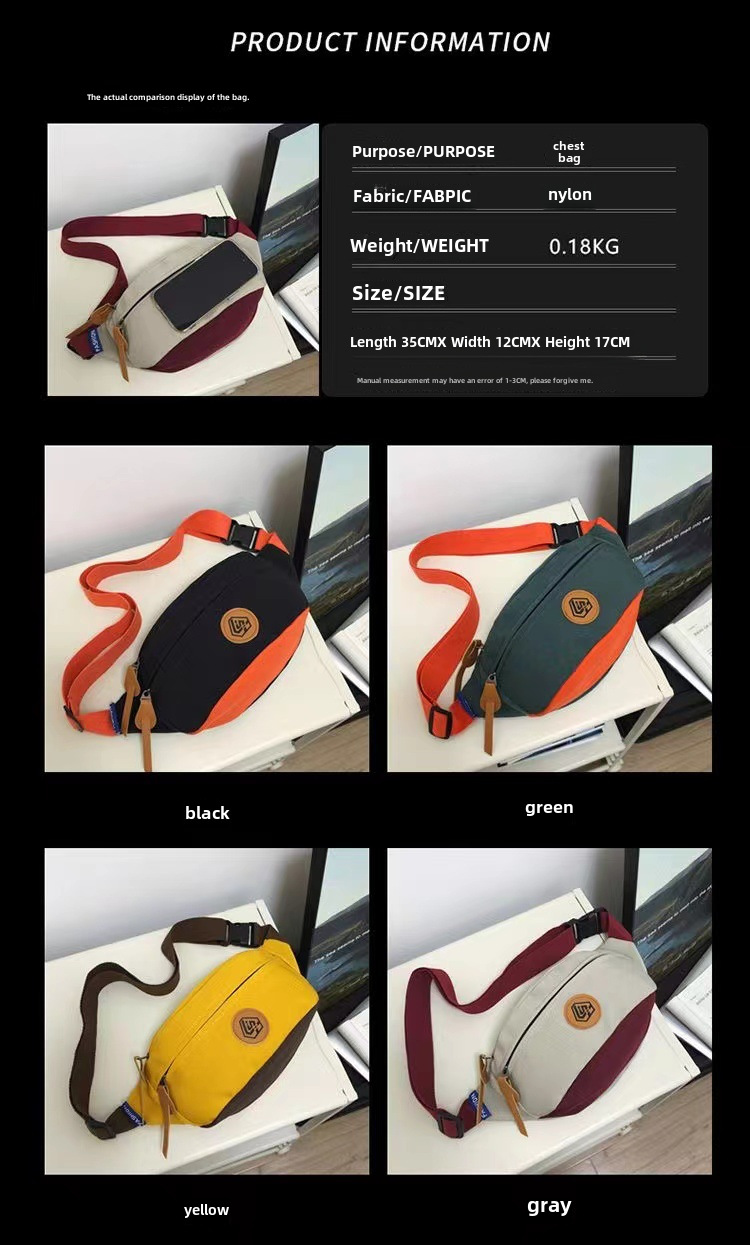 Sac messager polyvalent pour hommes et femmes_voghion.com