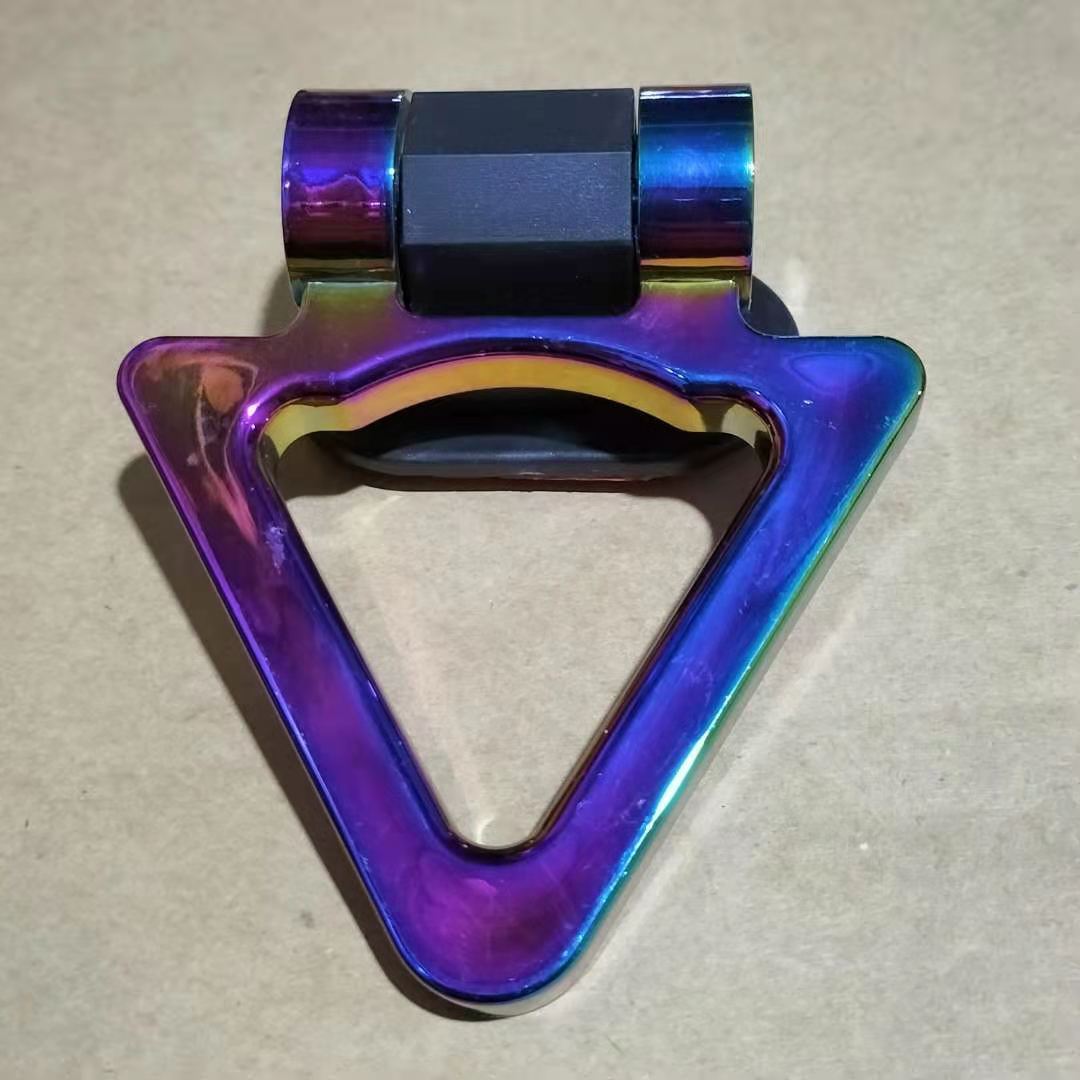 [Factory Wholesale] Auto Supplies Modified Front Bar Trailer Hook Plastic Adhesive Trailer Hook Triangle Decoration