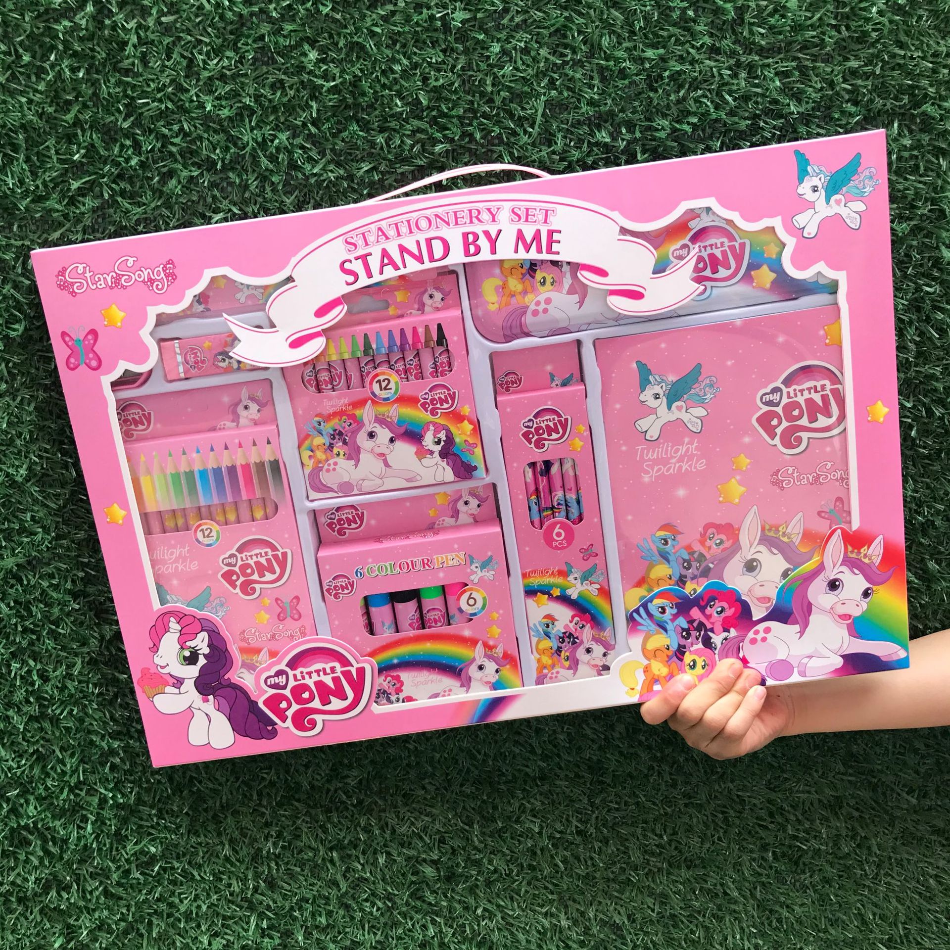 Children's Day Gift Primary School Stationery suit Gift Box Kindergarten Birthday Gift Animal One Horned Dinosaur Pen Set