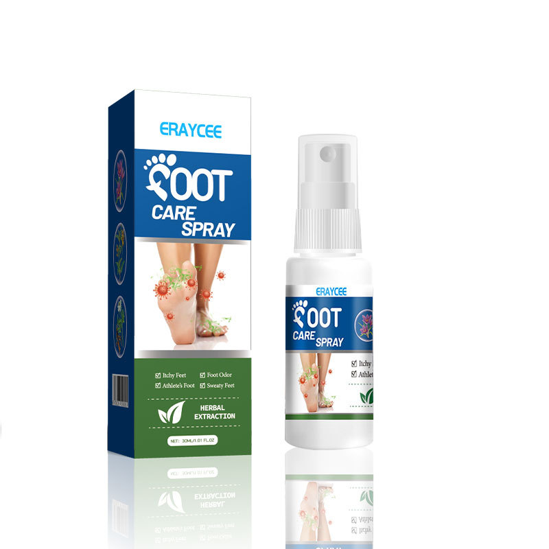 ERAYCEE cross-border plant foot deodorant spray foot anti-itching foot odor Moisturizing Care Spray