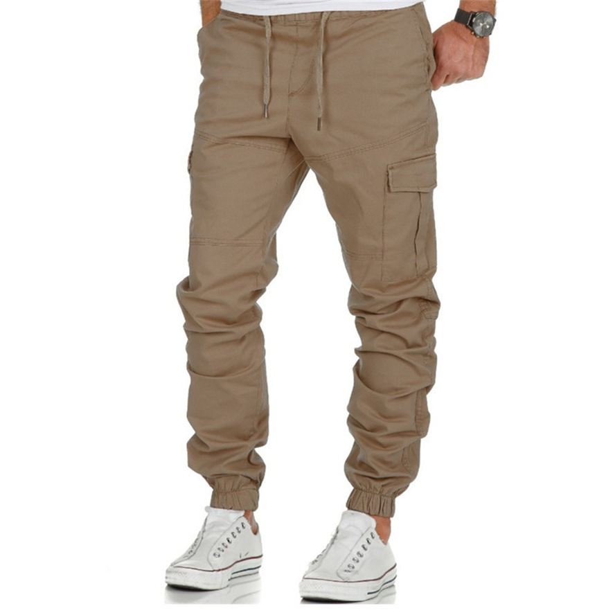 Amazon Foreign Trade Hot Workwear Multi-Pocket Pants Woven Men's Outdoor Sports Casual Pants Fashion Leg Pants