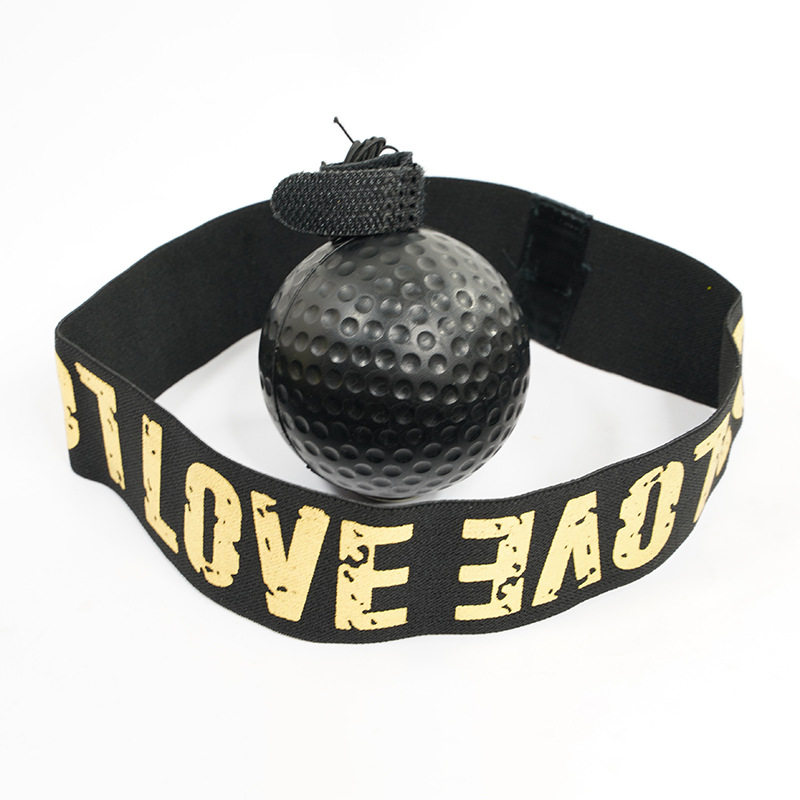 Head-mounted boxing ball with rope pu speed reaction ball PU Foam solid ball magic ball boxing training equipment