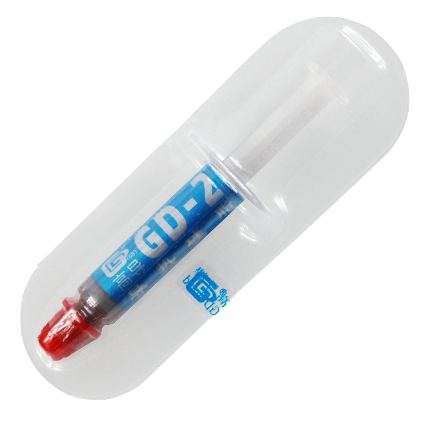 [Cross-border] high conductivity net weight 1g blister short needle tube pack GD900-1 thermal conductive silicone grease heat dissipation silicone paste SSYBA
