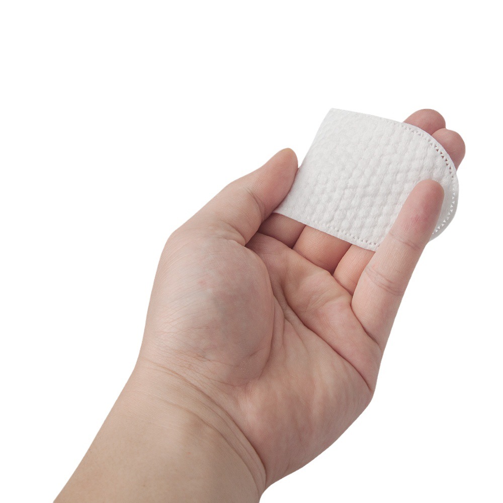 U-shaped Slip Pocket Finger Cover Cosmetic Cotton Hand-in Makeup Remover Cotton Pocket Pearl Pattern Oral Cleaning Cotton Bag 120 Pieces