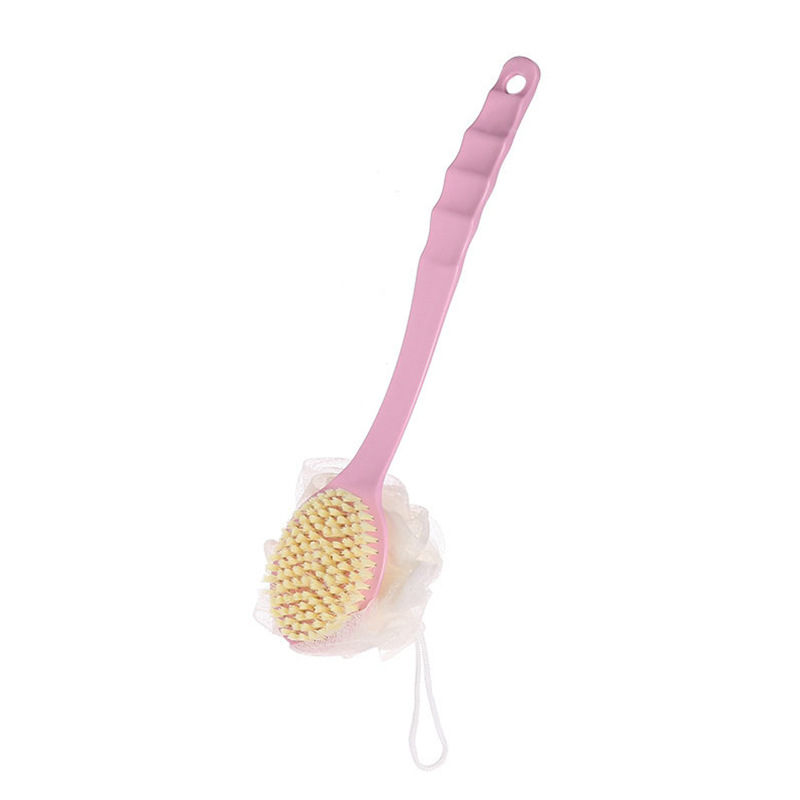 Bathing brush back rubbing does not ask for long handle brush soft hair double-sided bath brush mud rubbing ash rubbing bath brush back artifact