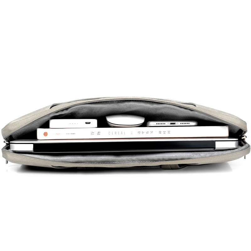 Nordic Simple Tablet Inner Bag Thin Women's Laptop Portable Shoulder Bag PU Cross-border Processing LOGO