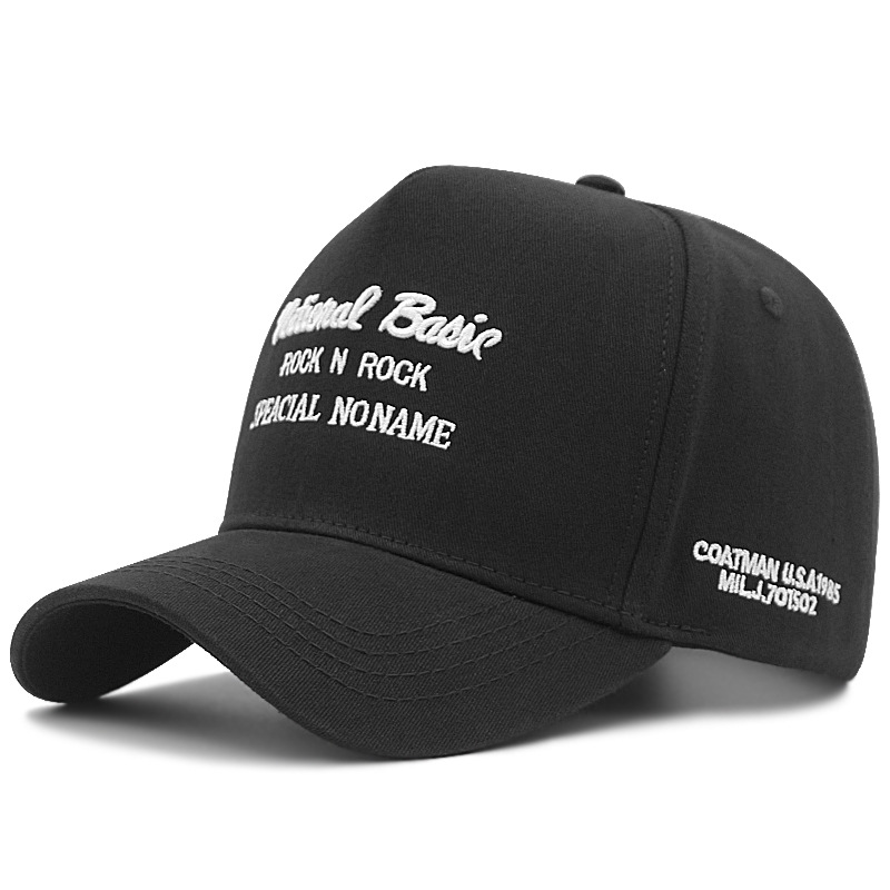 Wholesale generation hair big head circumference high top baseball cap men's large spring and autumn cotton embroidery letter hard top large size cargo cap