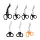 Factory wholesale stainless steel gauze scissors elbow bandage scissors household canvas scissors portable outdoor camping accessories