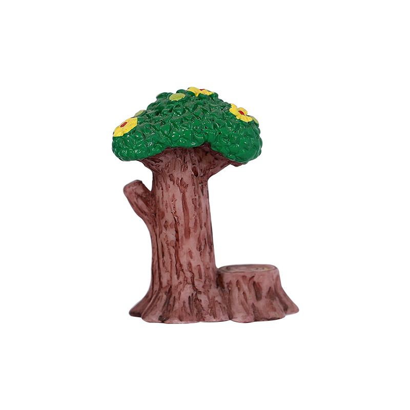 Moss micro landscape decoration ZAKKA grocery Simulation Guide Board station board four tree pile guide board