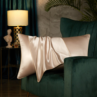Silk pillowcase 19mm mulberry silk Beauty Pillowcase single-sided European plain factory wholesale