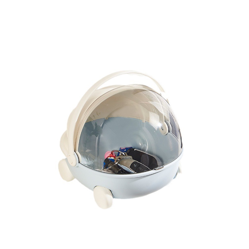 Cute Cradle Desktop Storage Box Dustproof Entrance Ornaments Key Storage Tray Sundries Snack Toy Storage Box