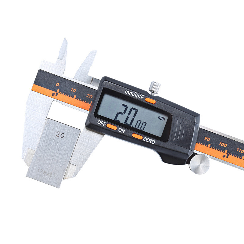Foreign trade hot ET50 Green large screen stainless steel vernier caliper with score with digital display one-piece delivery