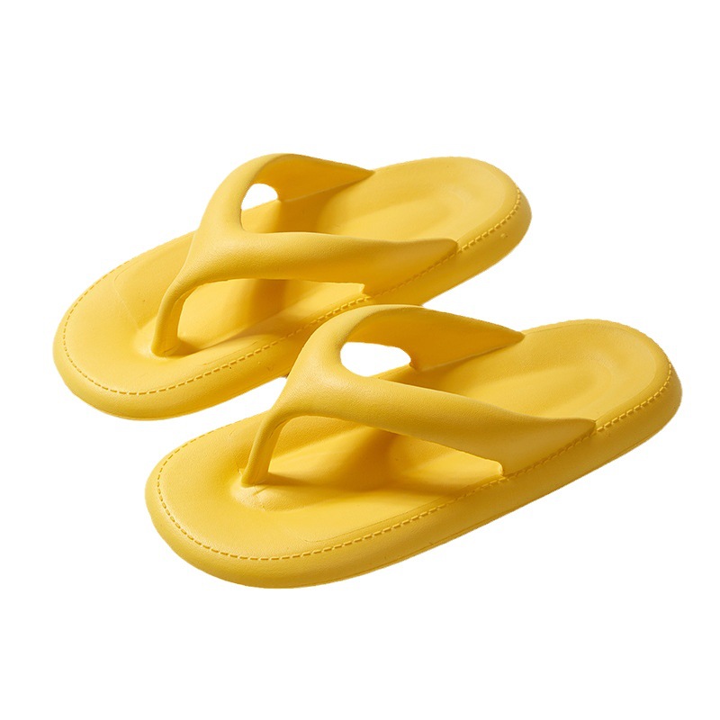 Dung-feeling Flip-flops Women's Summer Outer Wear 2023 New Simple Non-slip Soft Bottom Seaside Beach Flip-Flops