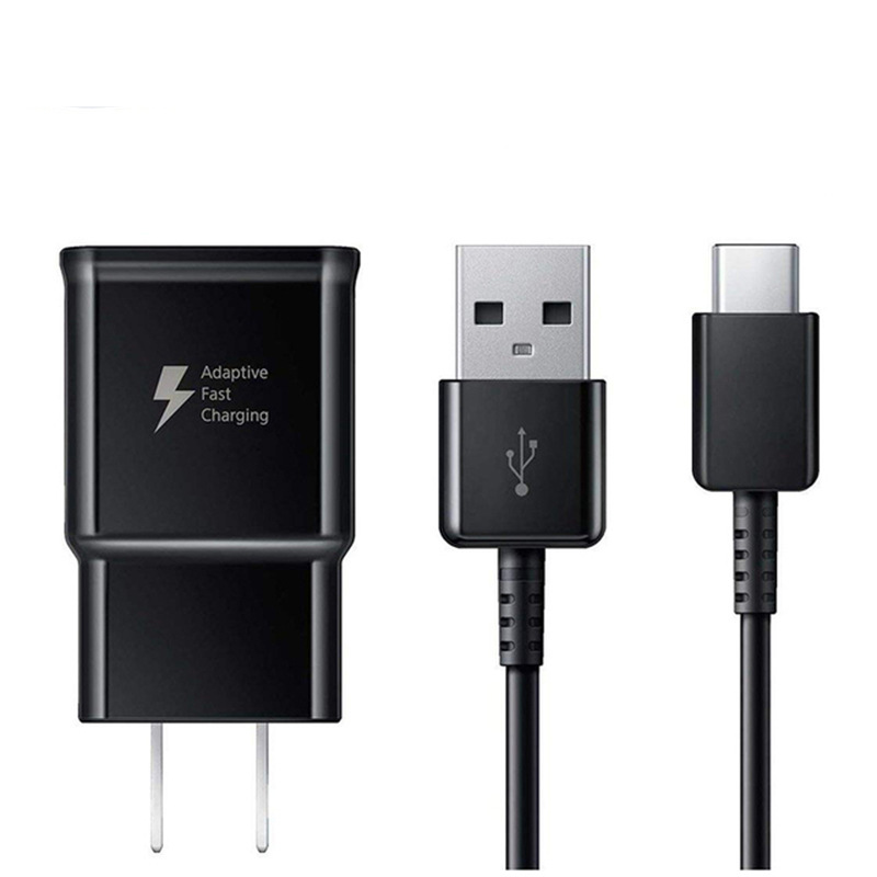S8 fast charging charger is suitable for Samsung S6/S8/S9/10 fast charging head QC3.0 European and American standard plug