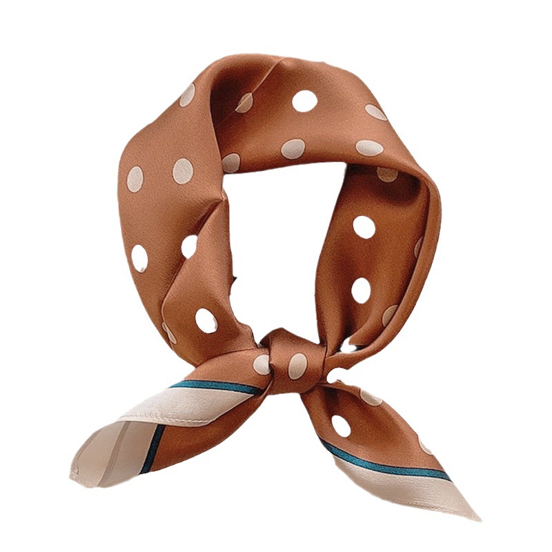 New 70cm small square scarf vintage silk scarf French high-grade printed professional scarf artificial silk scarf wholesale