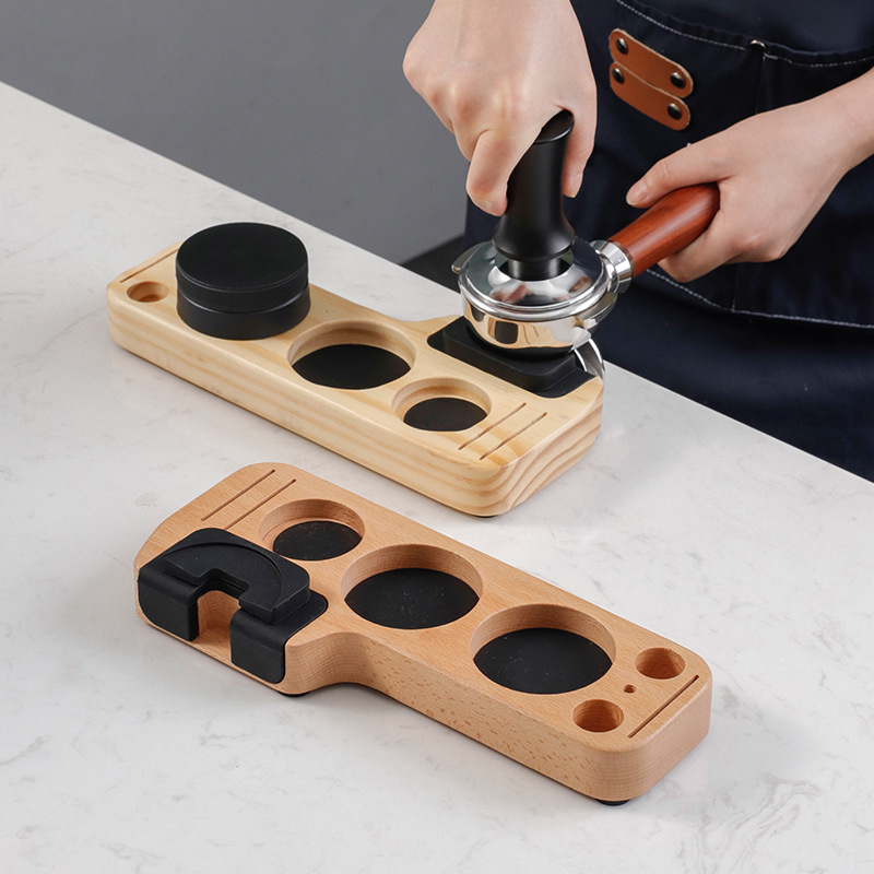 Coffee machine handle supporting appliance storage Beech filling seat cloth powder holder auxiliary pressure universal coffee press Holder