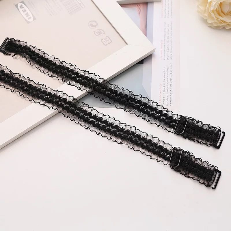 Transparent Underwear Shoulder Strap Lace Invisible Shoulder Strap Non-slip Bra Strap Bra Strap with Collar Widened Beautiful Back