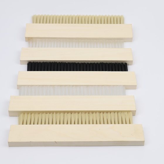 Factory wholesale extended Wood row brush 30 40 50 industrial brush machine long brush waterproof row brush