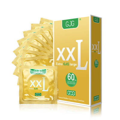 Large size condom extra Large condom 60mm 10 PCs GJG English version byt condom