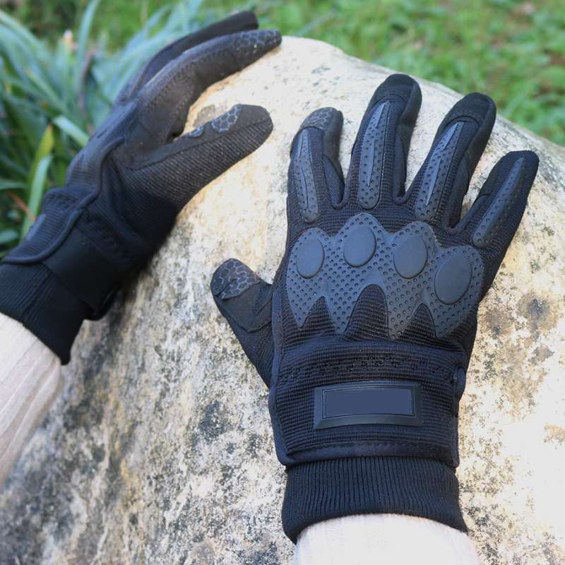 Tactical gloves men's training full finger winter inner gloves cold-proof touch screen warm fleece-lined non-slip wear-resistant tactical inner gloves