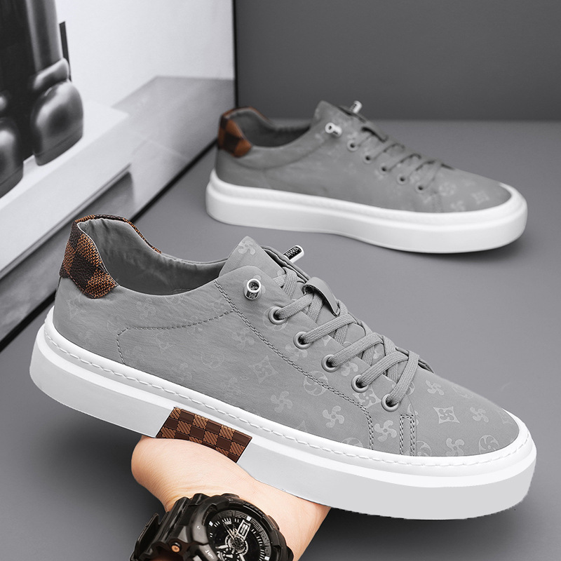 Canvas men's shoes summer breathable Ice Silk thick bottom black work cloth shoes men's sports casual all-match flat shoes