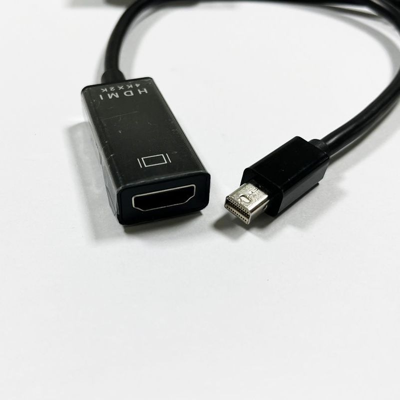 Minidpはhdtv変換器4kハイビジョンのノートパソコンのテレビのディスプレイのハイビジョンのアダプターの配線を回転します。|undefined