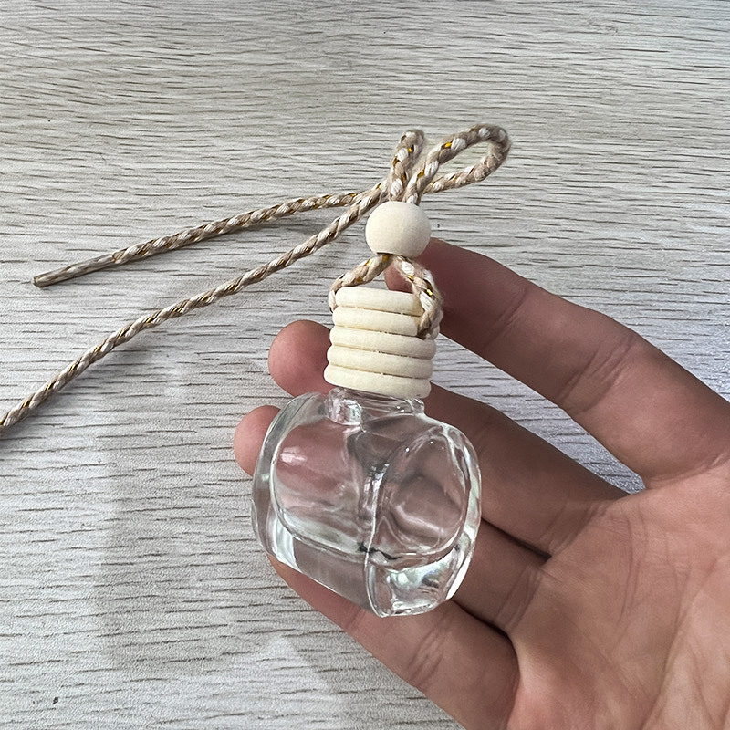Bouteille de parfum de voiture, bouteille d'aromathérapie de voiture vide, pendentif de voiture créatif, pendentif de parfum suspendu, pendentif d'huile essentielle de voiture_voghion.com