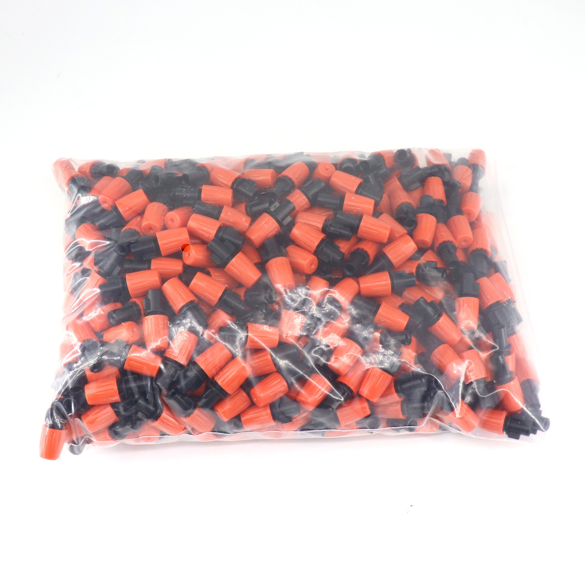Orange Atomizing Nozzle Adjustable Micro Spray Drip Irrigation Waterers Cooling and Humidifying 4/7 Hair Tube Garden Tools