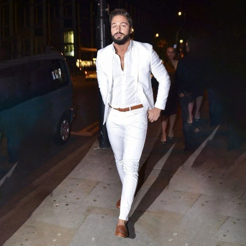 White (top + pants)