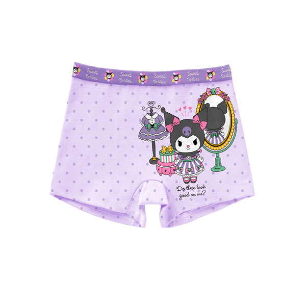 2025 New Style Pure Cotton Girls' Underwear Boxer Shorts Small and Medium-sized Children's Cartoon Breathable Children's Underwear