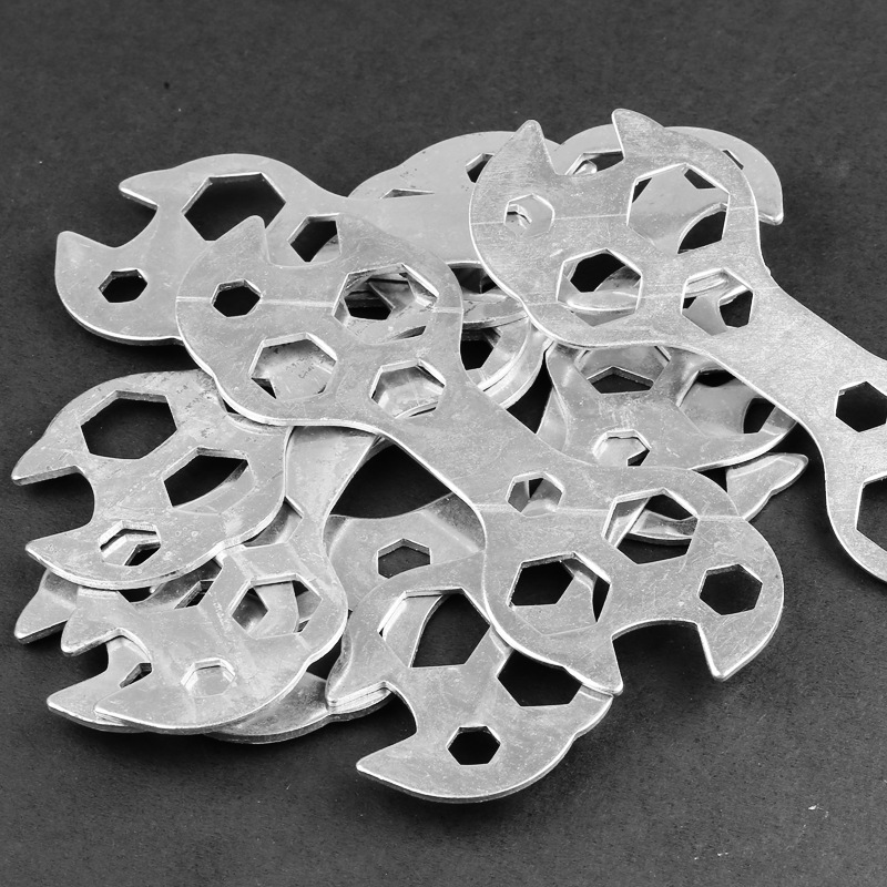 Bicycle Multifunctional Spanner Wrench Mountain Bike Pulling Repair Tool External Repair Angle S Multi-hole Torx Wrench Six-car Wrench