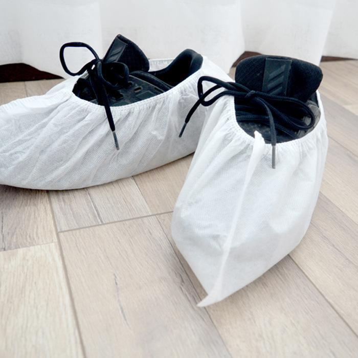 Disposable Thickened Shoe Cover Household Non-woven Indoor Non-slip Men's and Women's Extra Large Size Dust-proof Wear-resistant Shoe Cover Foot Cover