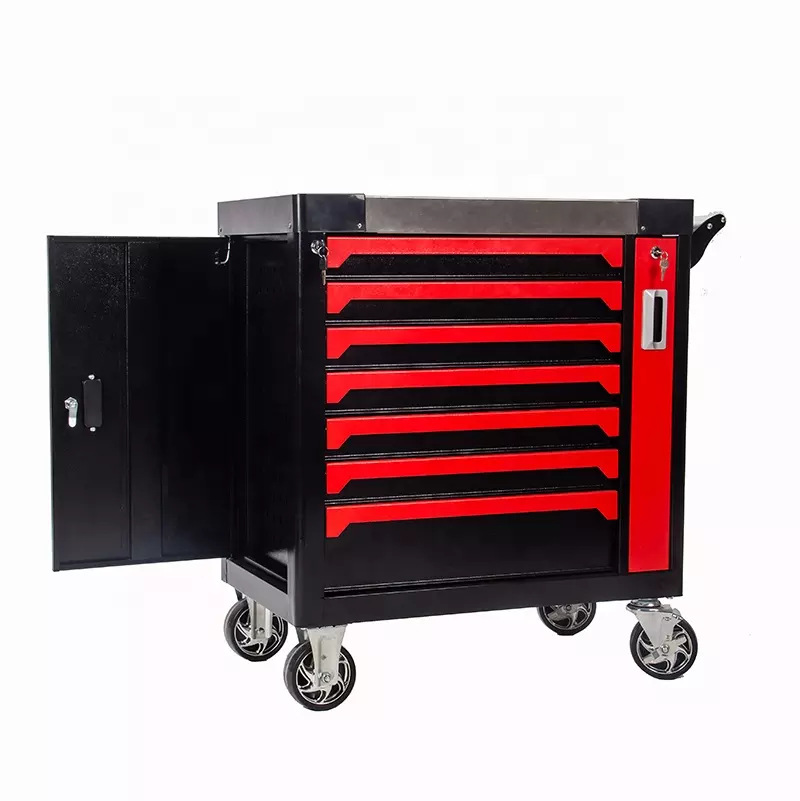 Jiasong factory direct supply extra large heavy multi-functional cart thickened auto repair seven-drawer convenient mobile tool car