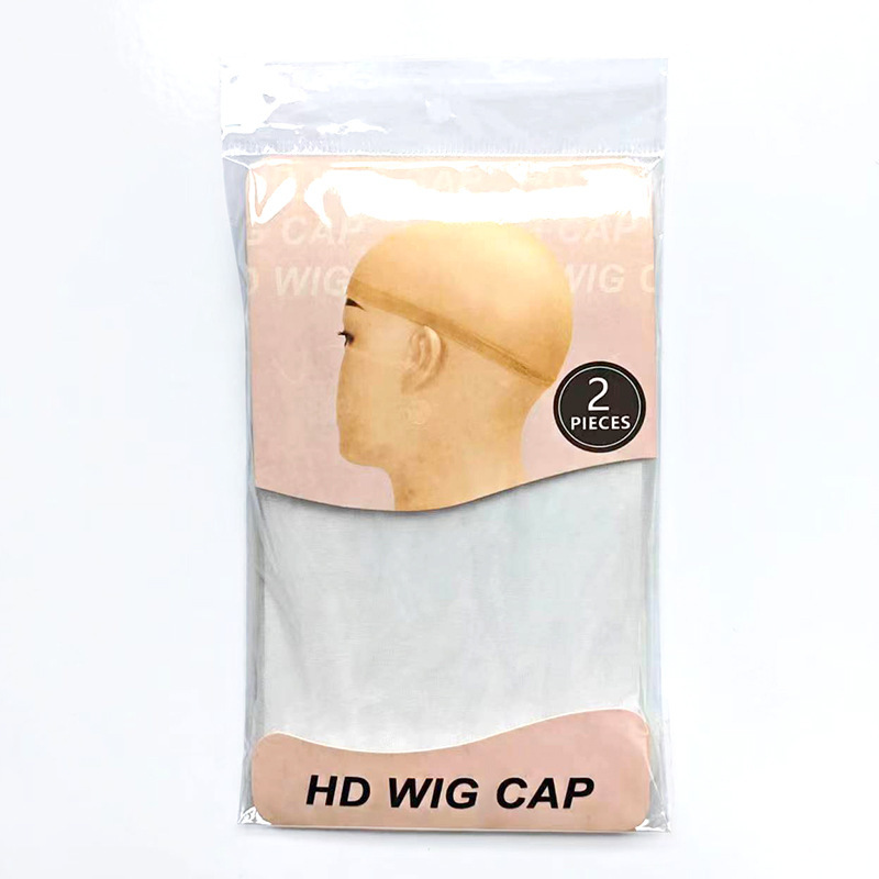 HD wig cap高清假发发网超薄丝袜网帽 2片装弹力防滑高清假发帽