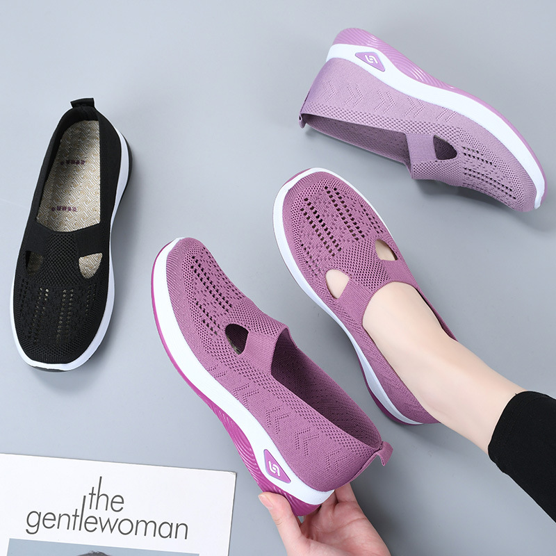 plus size and other customized services 42 size 43 size shoes women's new cross-border foreign trade women's shoes casual mother shoe net