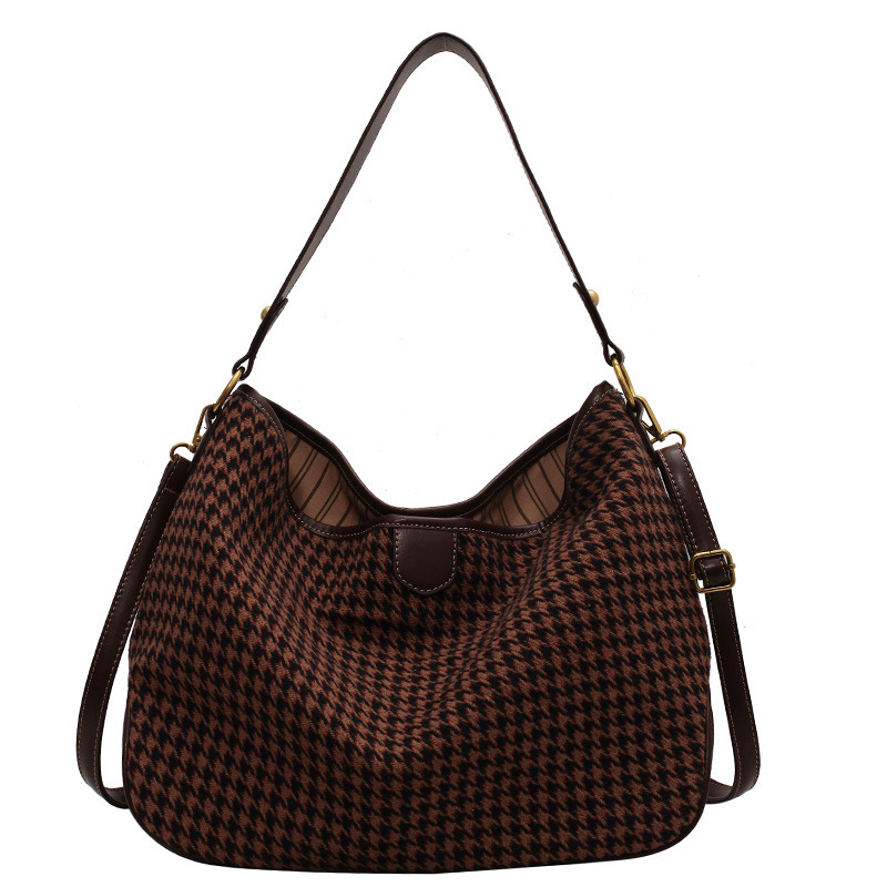 Sense Bag Women's Large Capacity 2022 New Fashion Autumn and Winter College Students' School Bag Commuting Shoulder Tote Bag