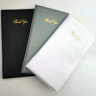 Factory supply batch voltage leather hotel restaurant Cafe menu clip menu clip point clip