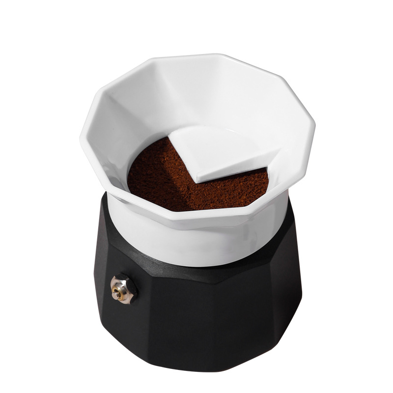 Moka pot cloth powder device new coffee pot powder ring non-pressure turn flat fast cloth powder non-powder cloth powder device