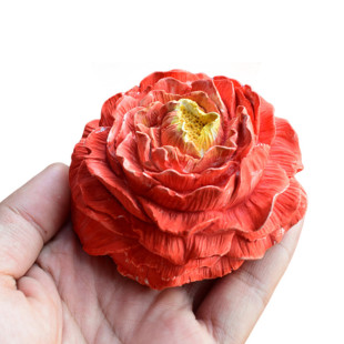 Three-Dimensional Peony Flower Aromatherapy CanDle Silicone MolD Diy Chocolate Mousse Cake Decoration MolD D312-313