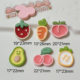 Resin accessories wholesale diy accessories handmade material shoe buckle hat patch cream glue accessories drop oil fruit