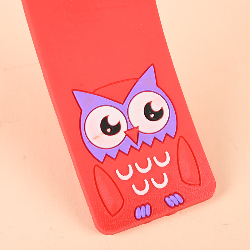 Creative one-piece South Korea fashion long luggage tag pvc cartoon soft rubber luggage tag in stock wholesale