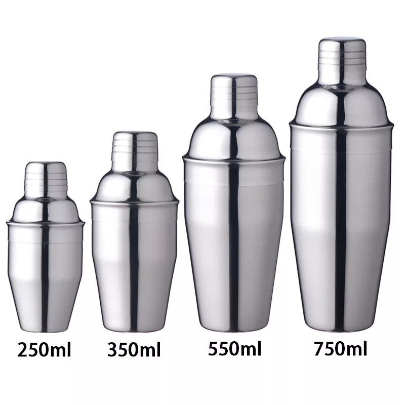 Stainless Steel Cocktail Shaker Shock Glass Bartender Base Wine Cocktail Set Tools Shaker Shaker Shaker