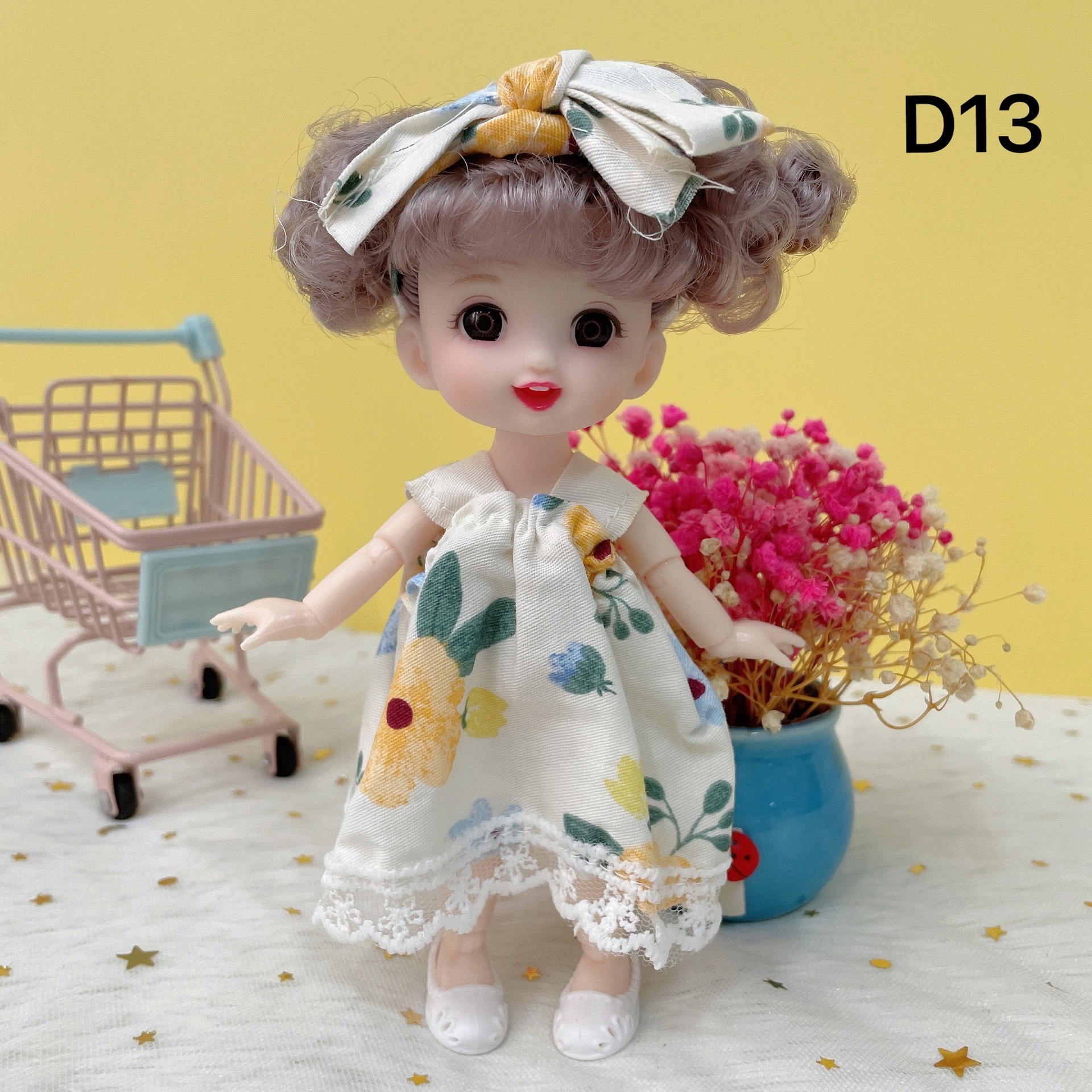 8 minutes 17cm Cute Doll Princess Dress Up Girls Children Little Lori Doll Toy Birthday Gift