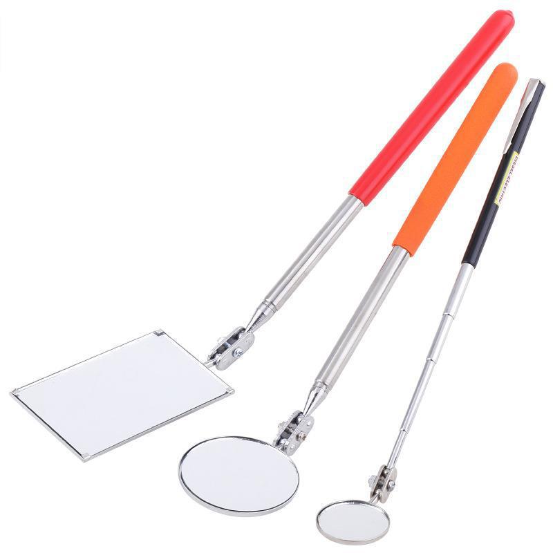 Stainless steel universal telescopic folding sight mirror underbody inspection and inspection mirror pipeline endoscopic car chassis tool