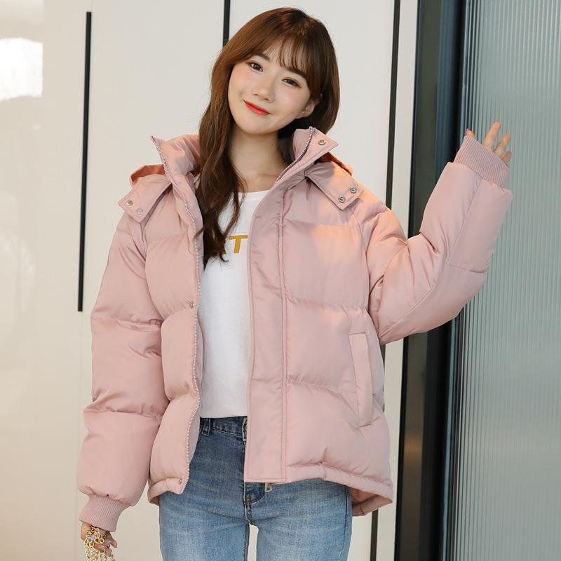 2024 autumn and winter new cotton-padded coat women's short down cotton-padded coat Korean style loose hooded thickened coat fashion cotton-padded coat fashion