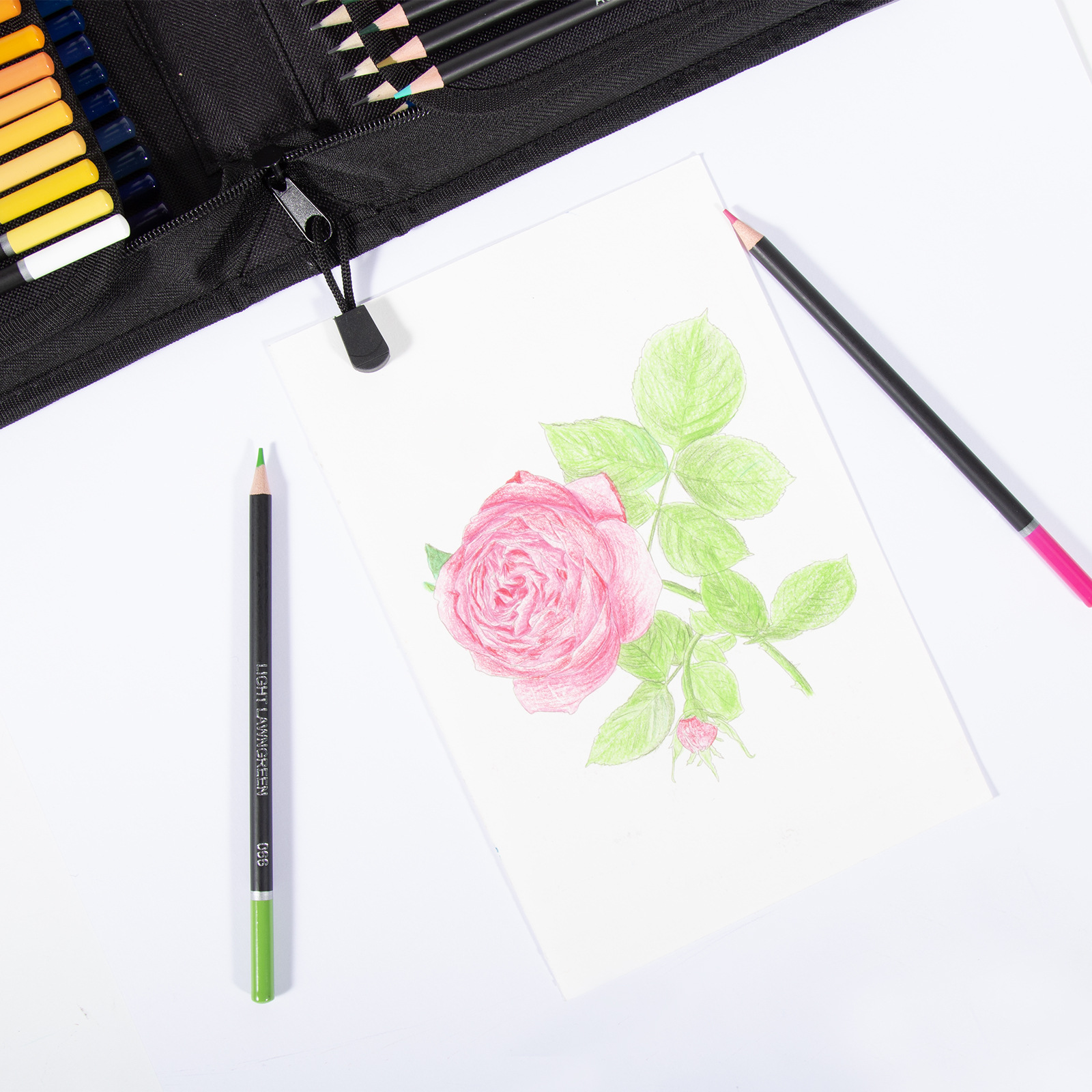 No logo sketch colored lead painting set full set of professional brushes and colored pens wholesale art pens cross-border hot sale