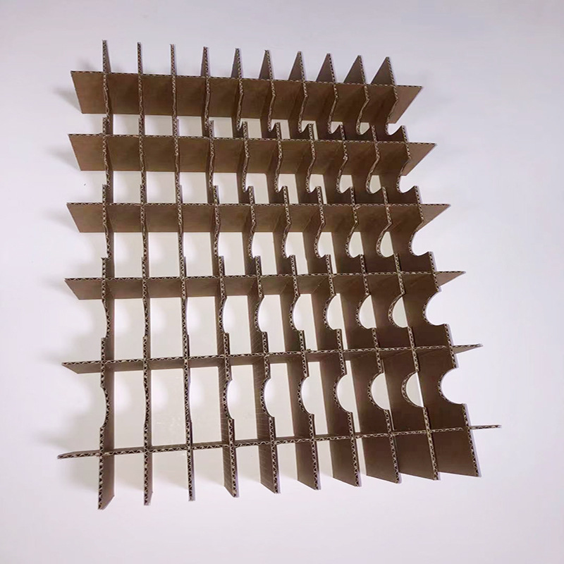 Supply carton clapboard t-hole express pad fruit bag grid detachable cross knife card processing