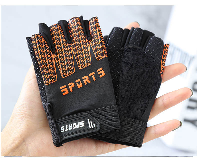 Kinder Reithandschuhe Jungen Sport rutschfeste Halbfinger Mädchen Reiten Fahrrad Reckstange Rollschuhlaufen Outdoor dünn_voghion.com